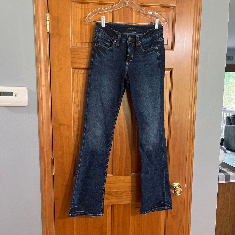 Silver jeans co suki slim boot mid rise